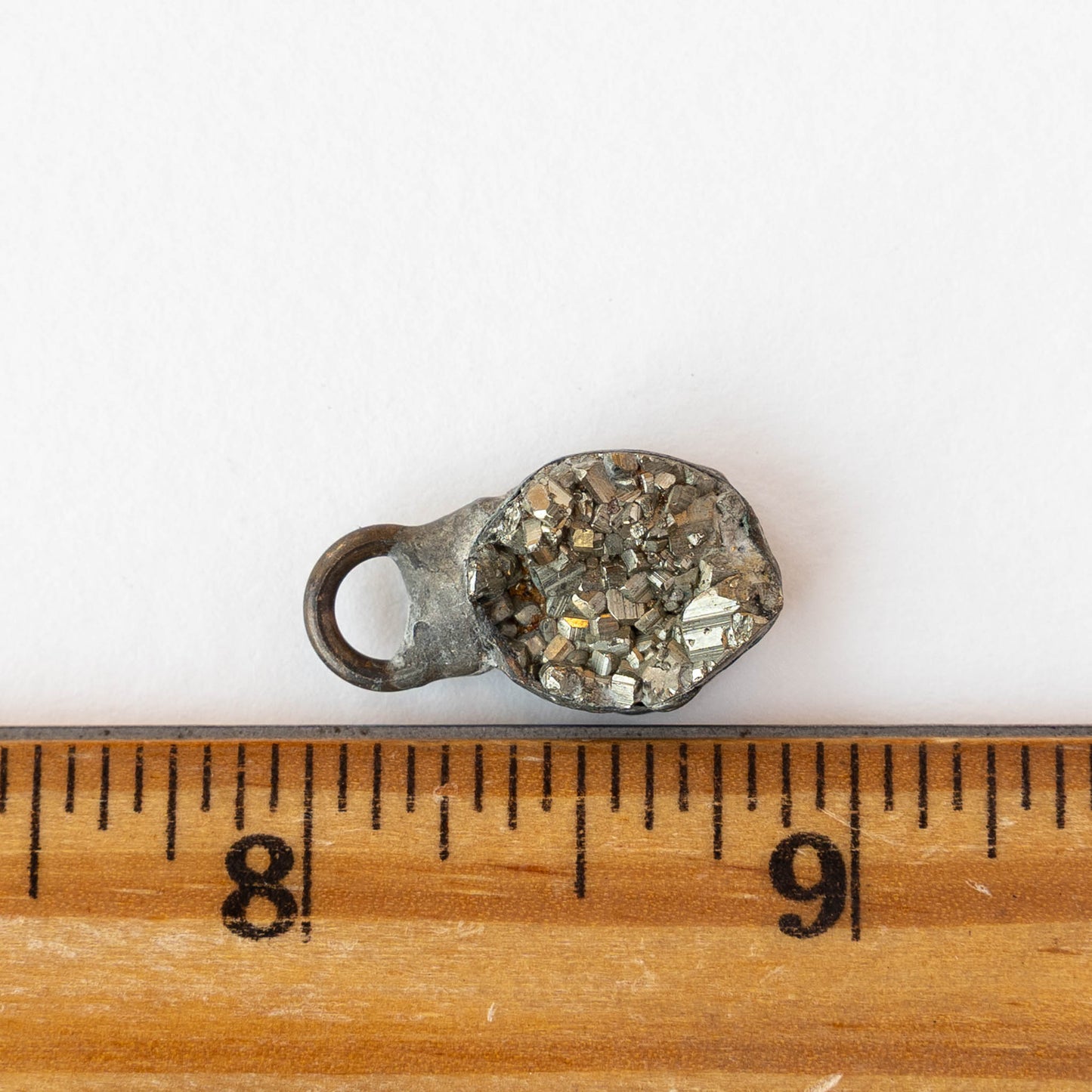 Soldered Pyrite Pendant - 1 piece
