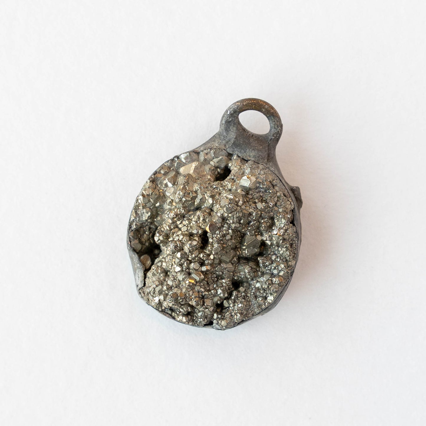 Pyrite Round Pendants