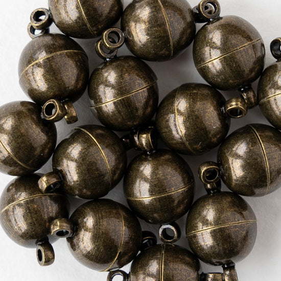 Magnetic Clasp - Antique Brass - 1 clasp