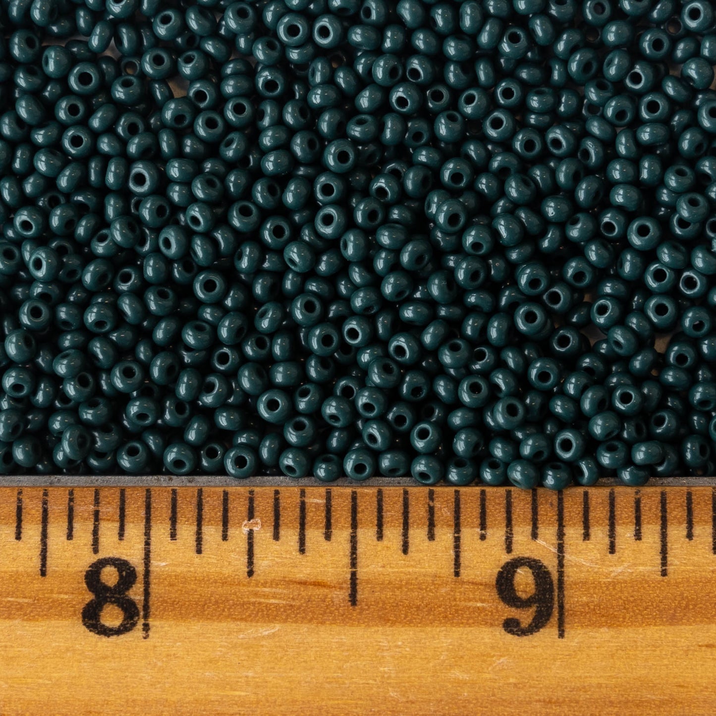Load image into Gallery viewer, 11/0 Seed Beads - Opaque Dark Jade - 24 gram Tube
