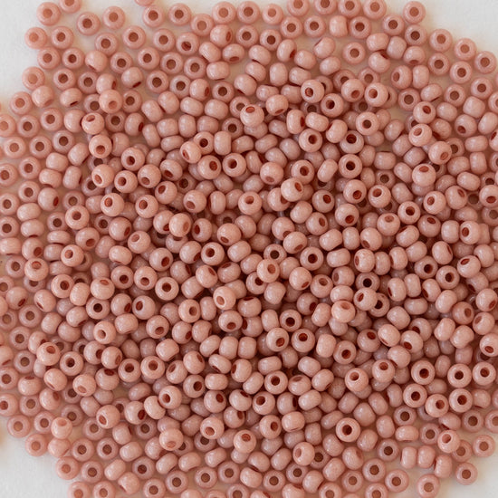 11/0 Seed Beads - Opaque Light Mauve Pink - 24 gram Tube