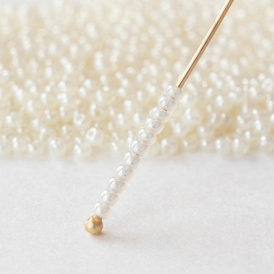 11/0 Seed Beads - Pearl Ceylon - 24 gram Tube