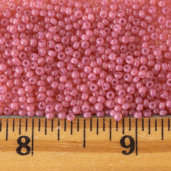 11/0 Seed Beads - Sol Gel Rose Opal - 24 grams