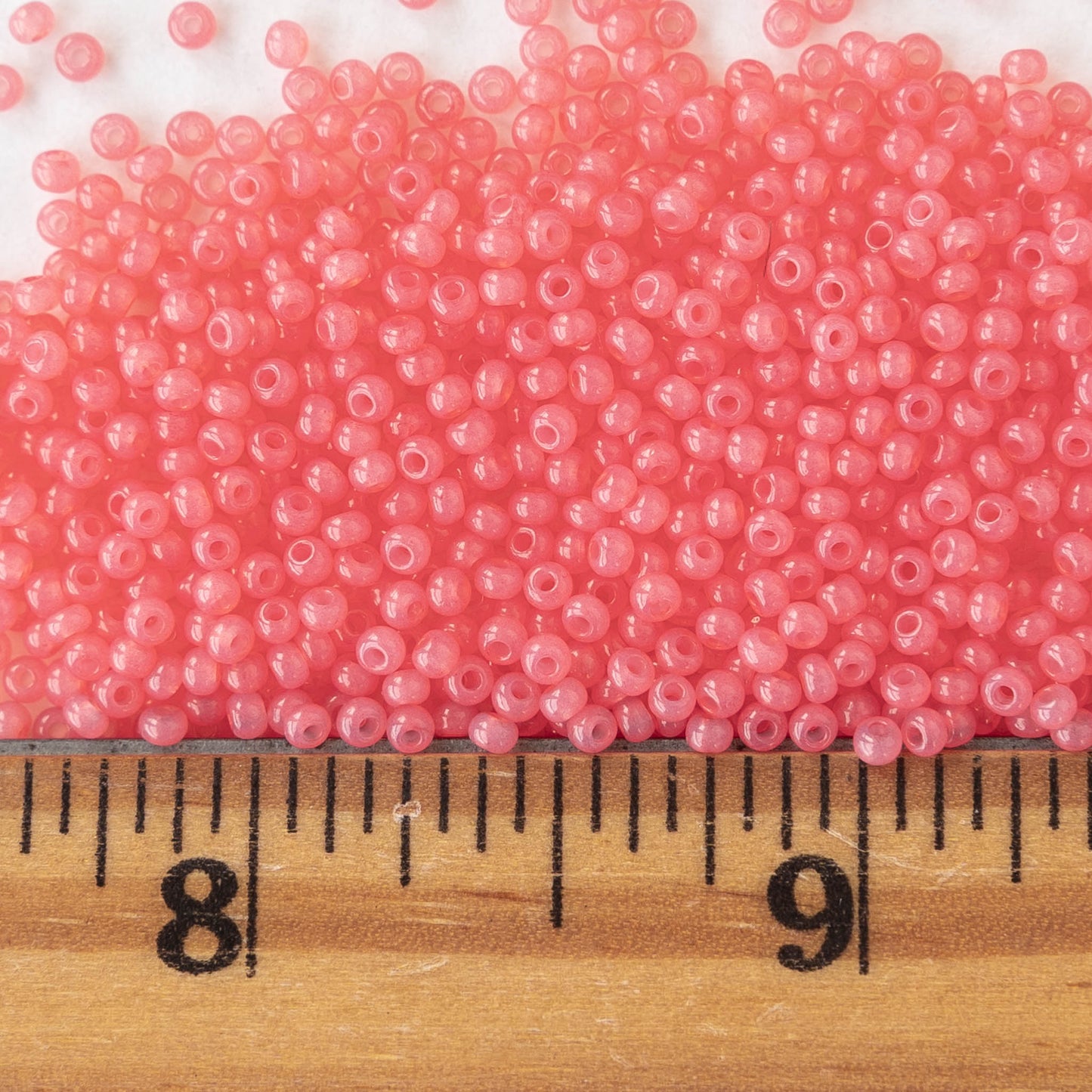 11/0 Seed Beads - Sol Gel Salmon Opal - 24 gram Tube