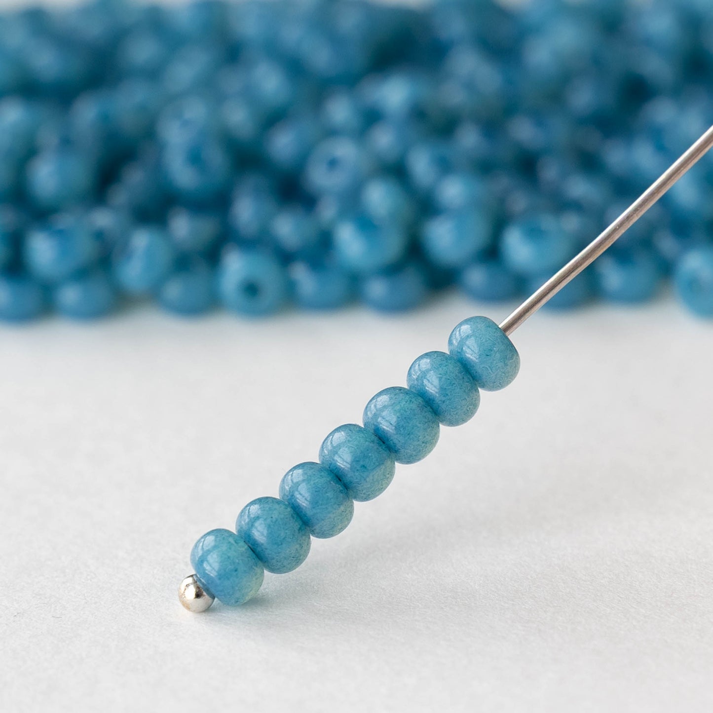 Size 6/0 Glass Seed Beads - African Opal Solgel - 20 grams