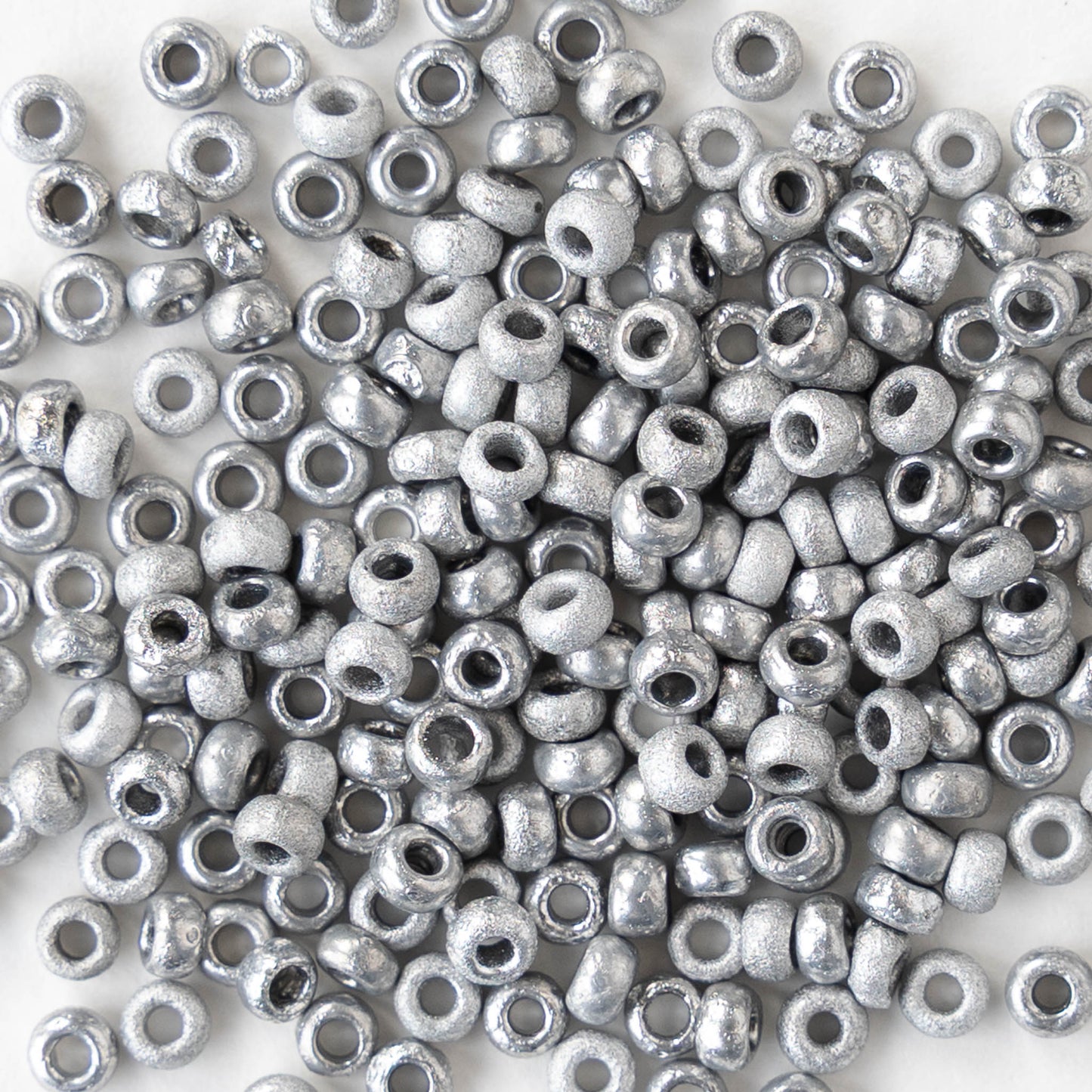 Size 8/0 Glass Seed Beads - Crystal Labrador Full - 10 grams ~180 beads