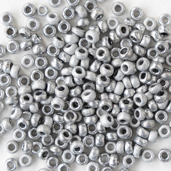 Size 8/0 Glass Seed Beads - Crystal Labrador Full - 10 grams ~180 beads