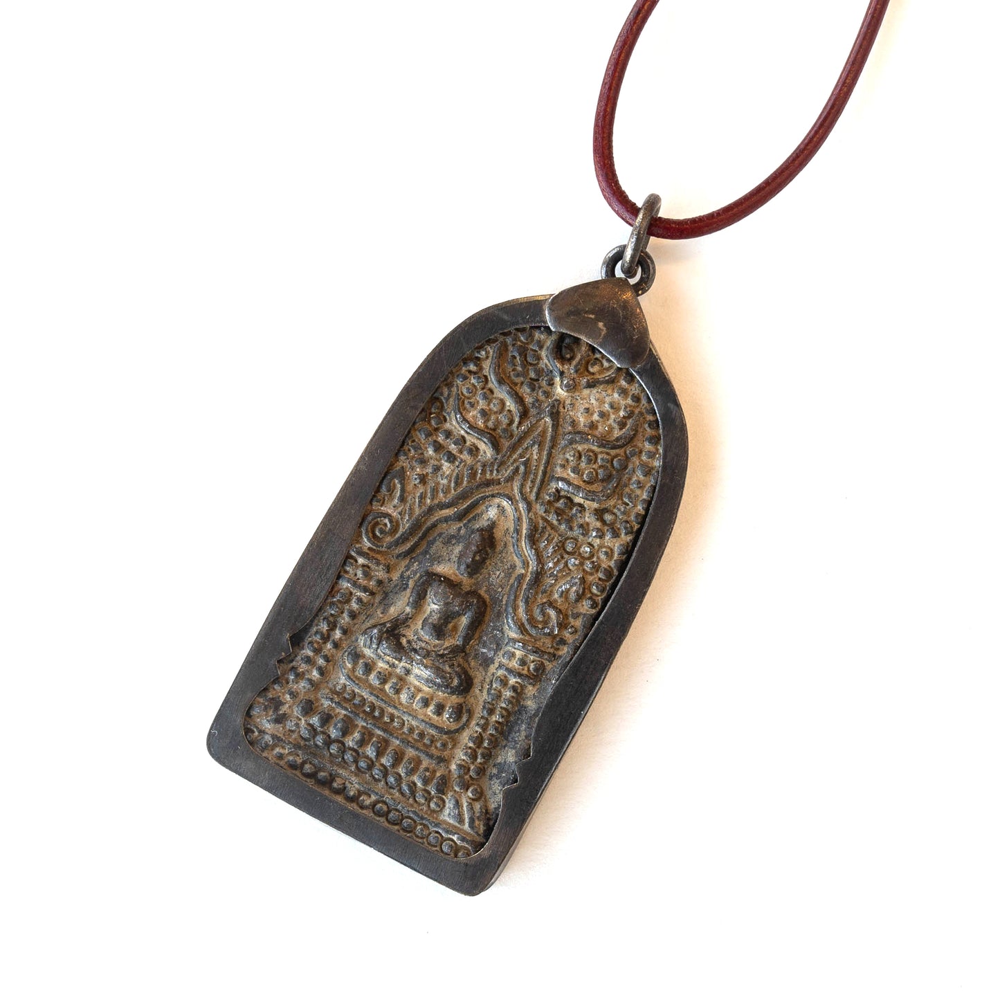 56mm Sitting Buddha Amulet - 1 piece