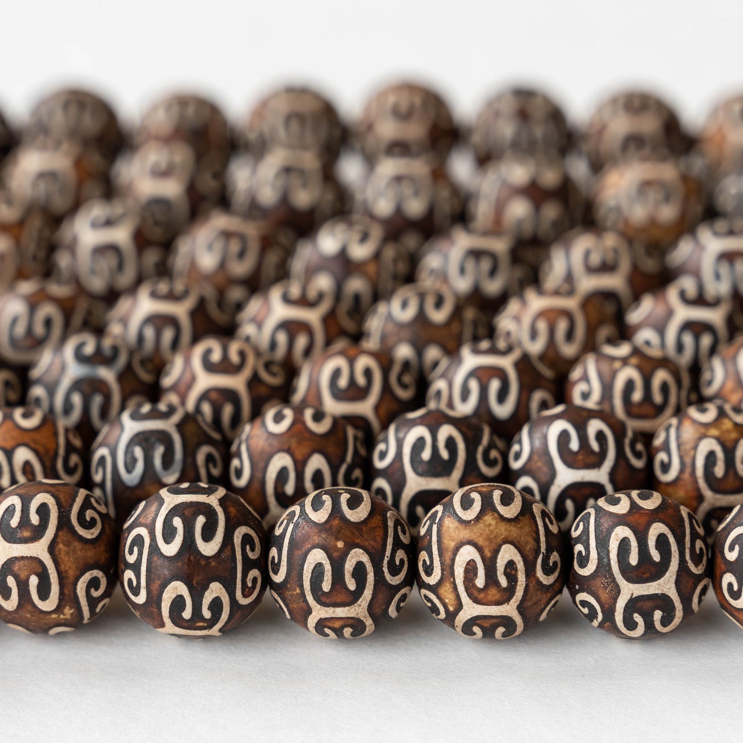 12mm Round Agate Beads - 16 Inch Strand