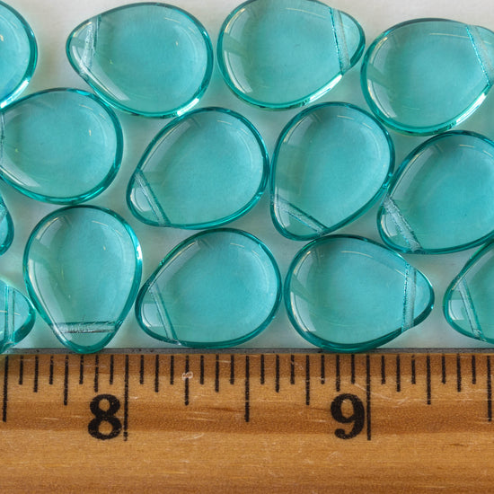 6x9mm Teardrop Beads for Jewelry Making Czech Glass Beads 9x6mm Smooth  Teardrops 50 Pieces Lt. Aqua Smooth Briolette Beads 