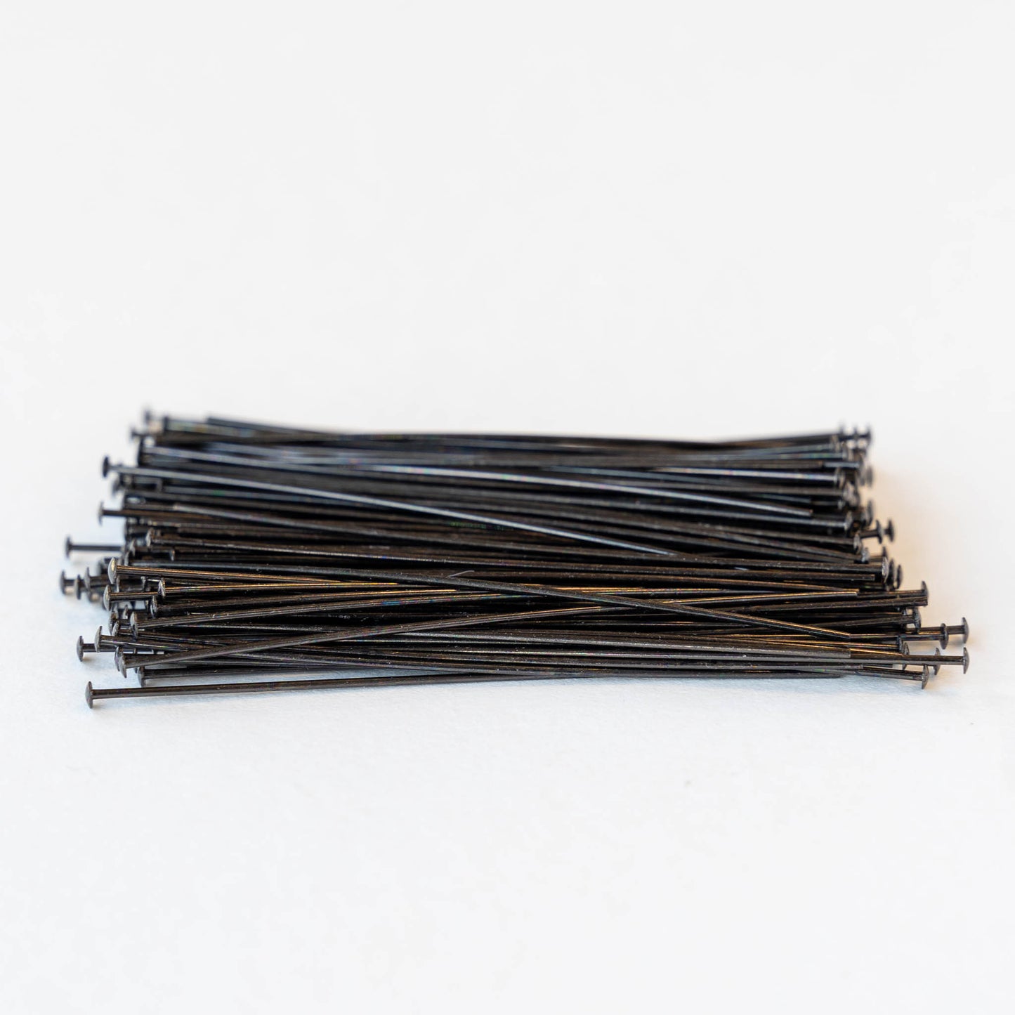 22g Headpins - 2 inch - Black - Choose Amount