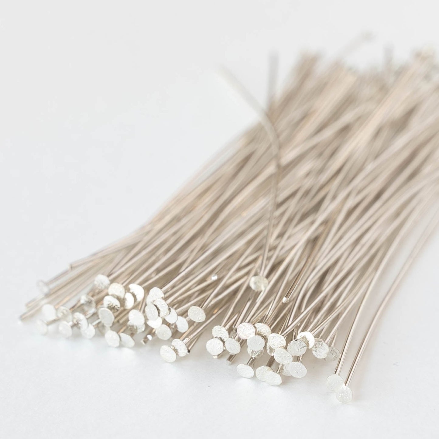 3 Inch Silver Plated Headpins - Choose Amount