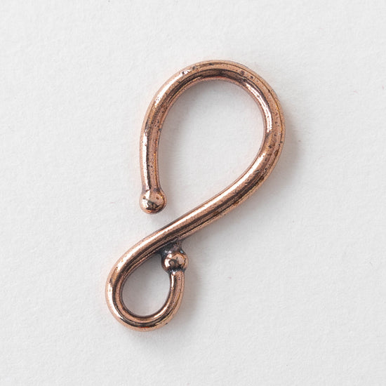 33mm Large Necklace Hook Clasp - Copper - 1 Clasp