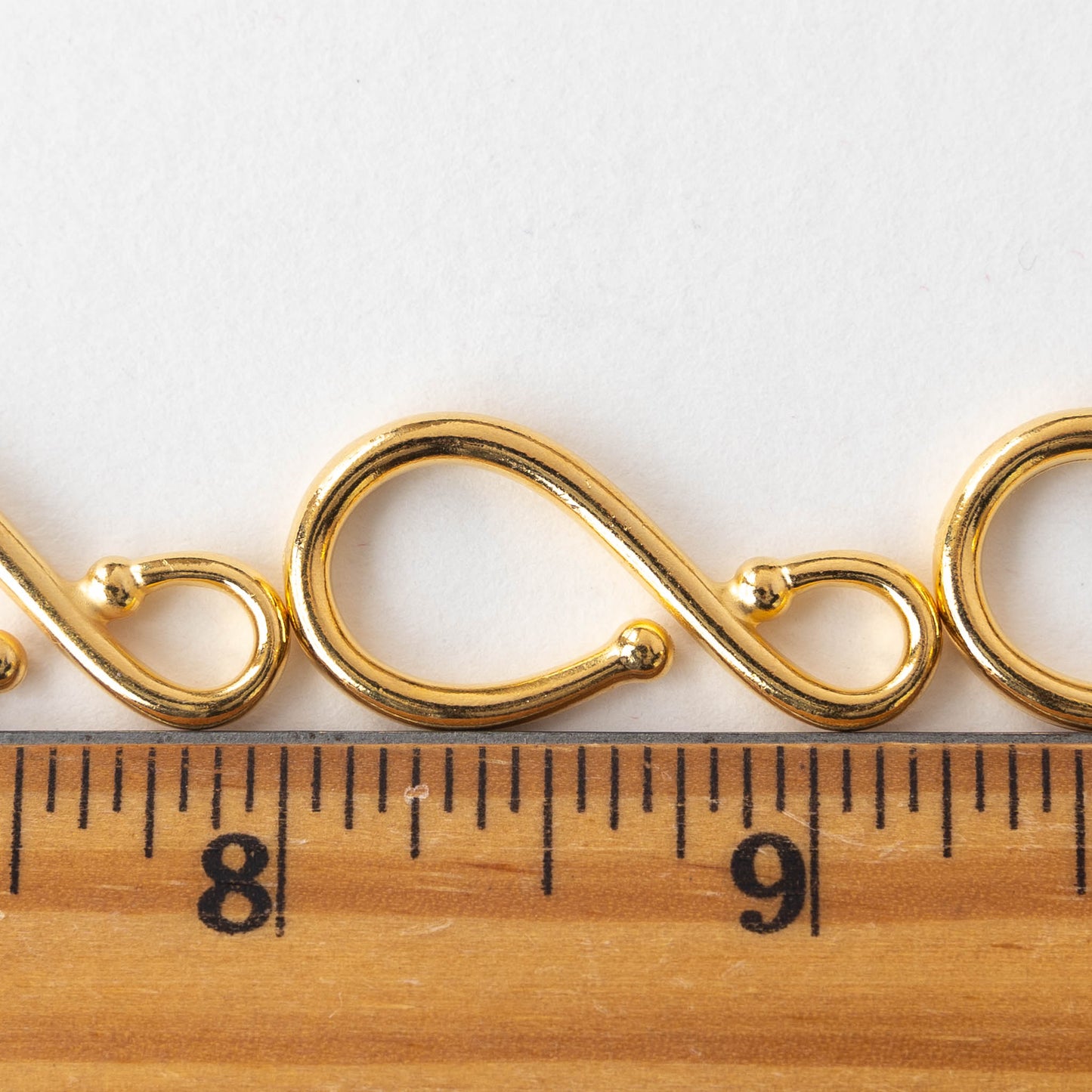 33mm Large Necklace Hook Clasp - Gold - 1 Clasp – funkyprettybeads