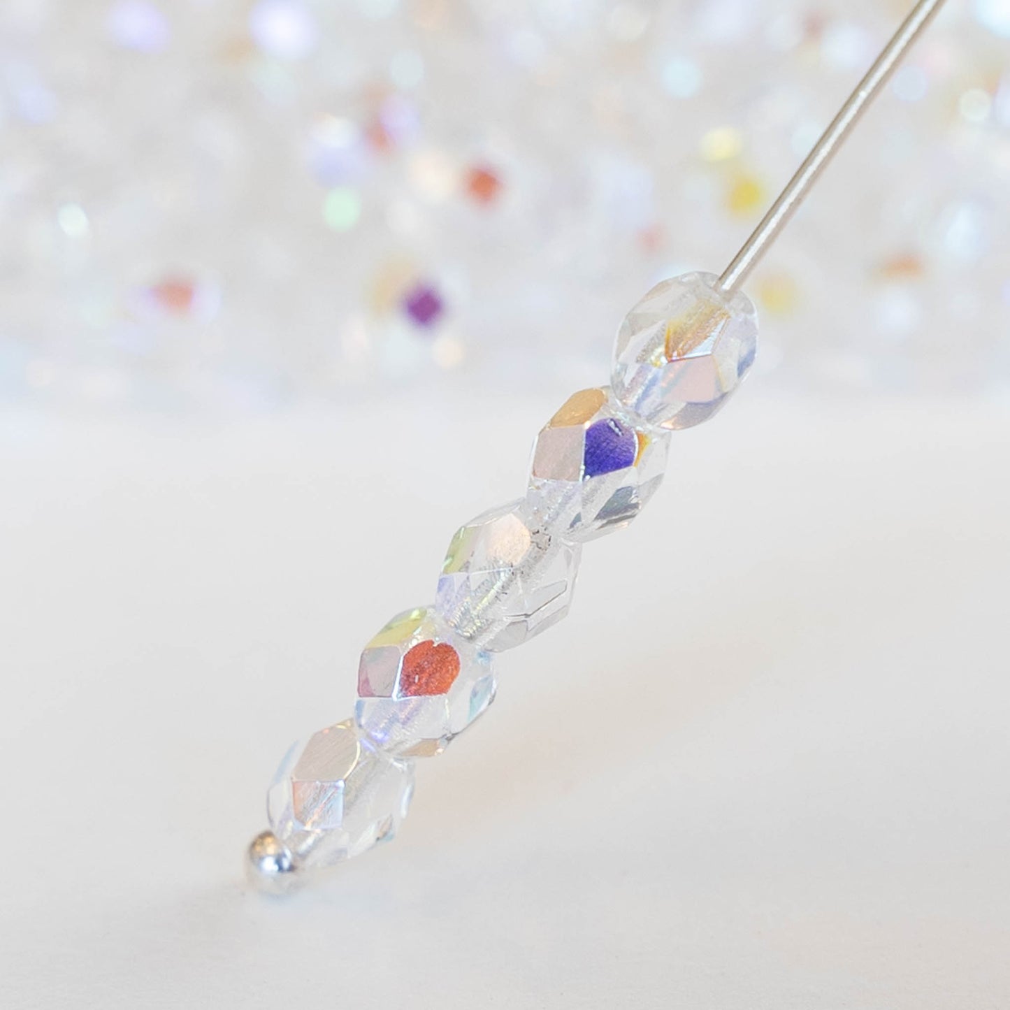 2mm Round Glass Beads - Metallic Bronze Iris - 100 Beads – funkyprettybeads
