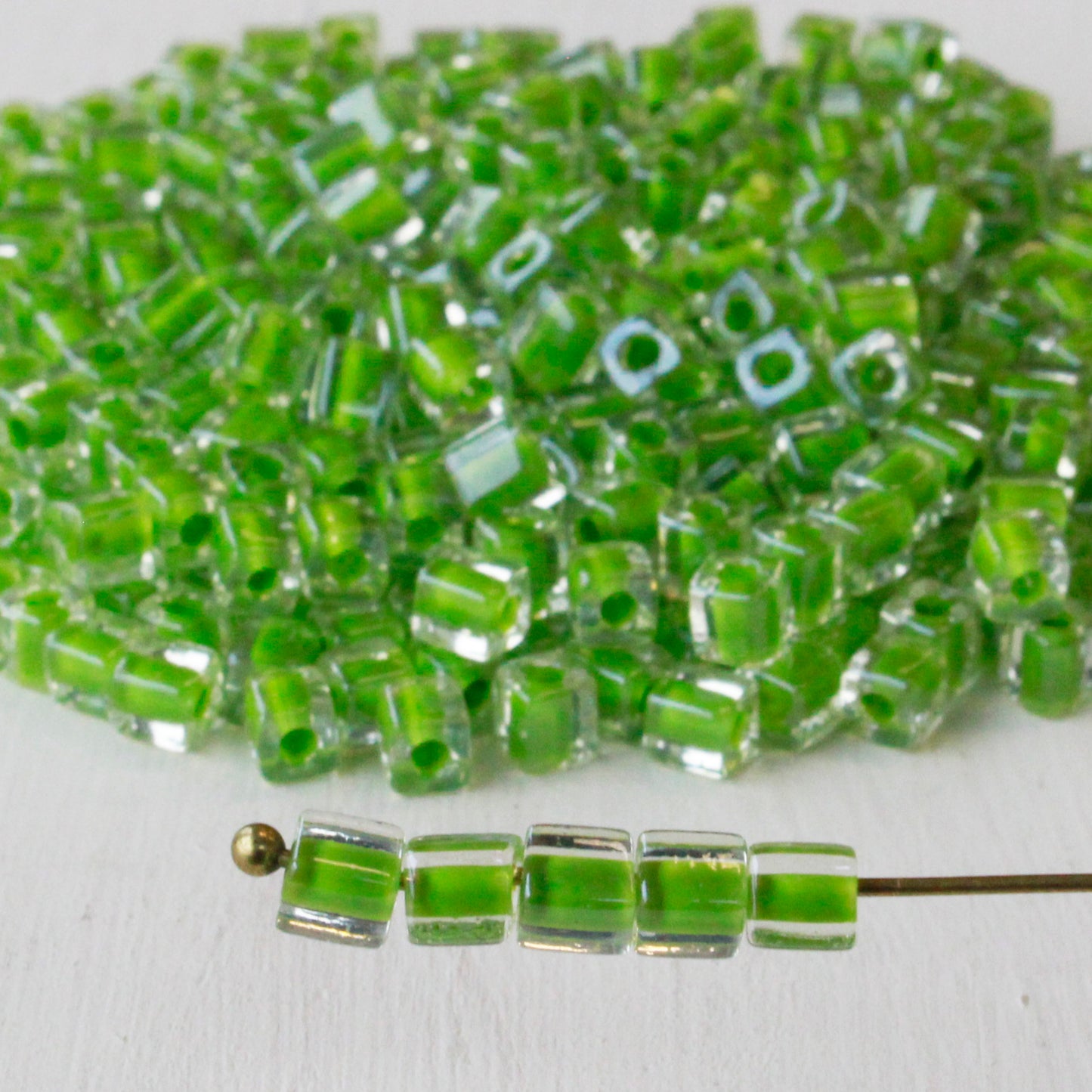 Seed Beads - 4mm Cube - 340- Miyuki Beads - Tamara Scott Designs