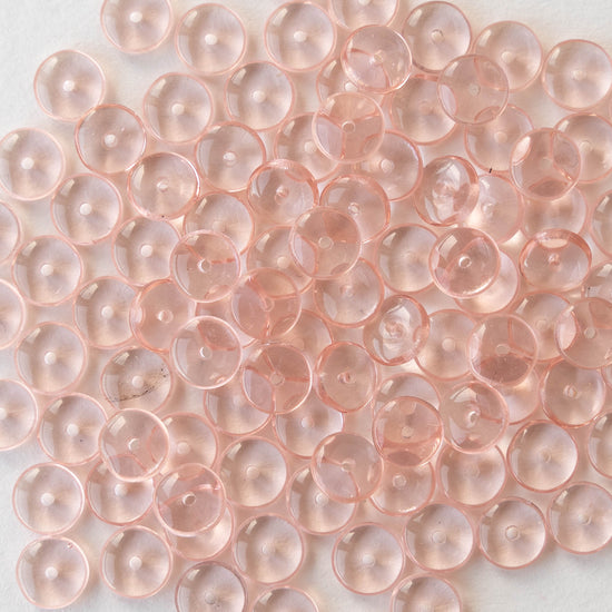 7mm Rondelle Beads - Rosaline - 100 Beads