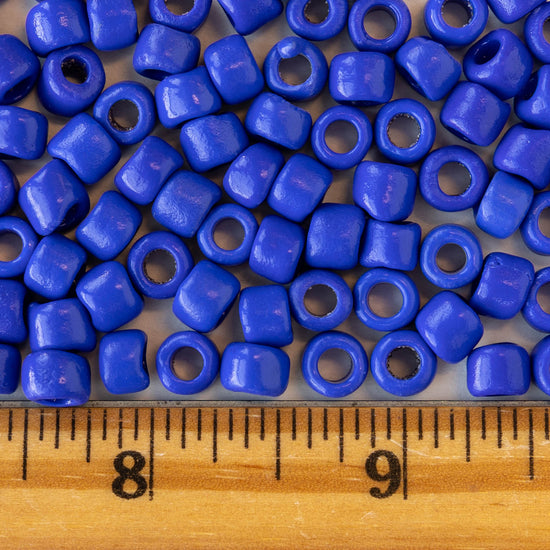 Vintage Venetian Seed Beads  - Blue - 100 beads