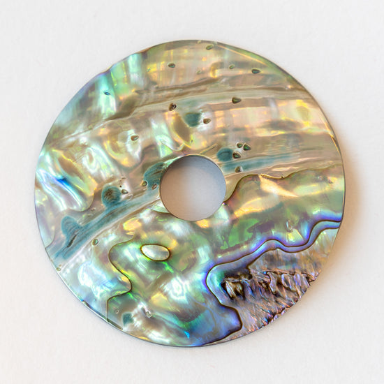 Large 50mm Abalone Disk - One Disk