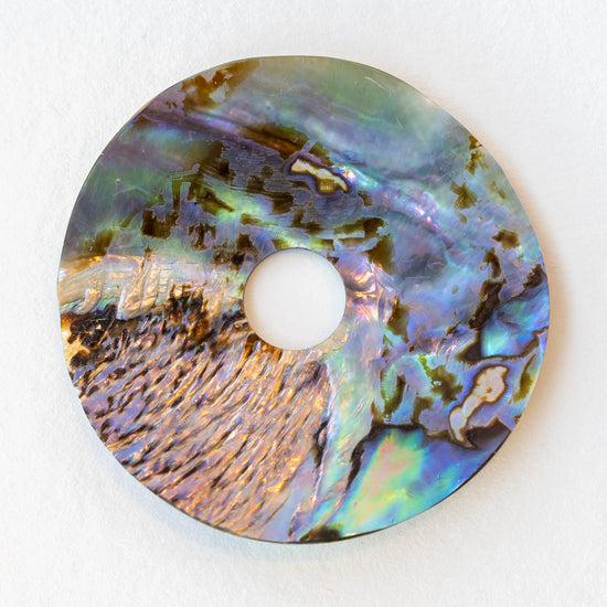 Large 50mm Abalone Disk - One Disk