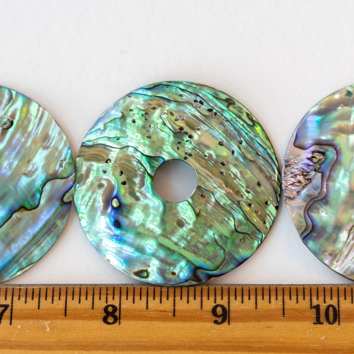 Large 50mm Abalone Disk - One Disk