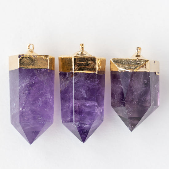 Load image into Gallery viewer, Amethyst Crystal Stone Pendants
