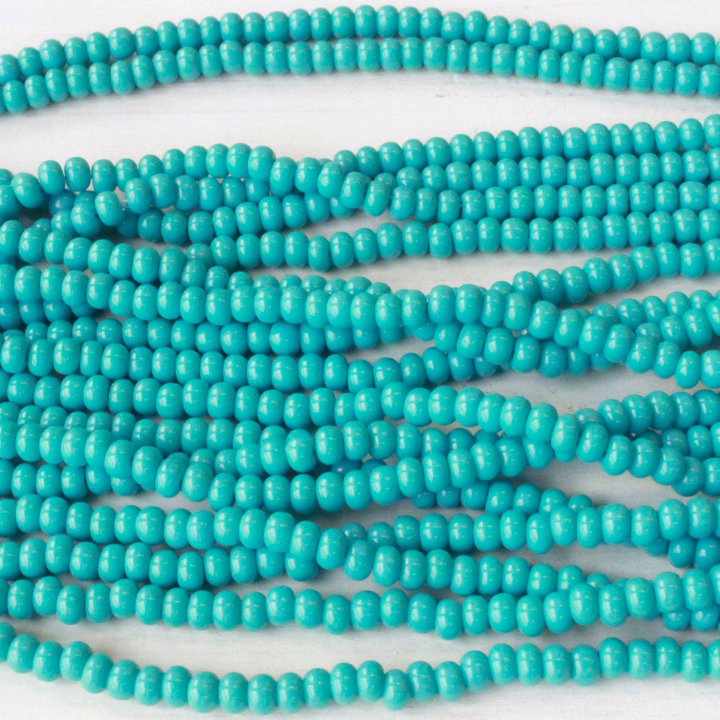 Size 6 Seed Beads - Turquoise - Choose Amount