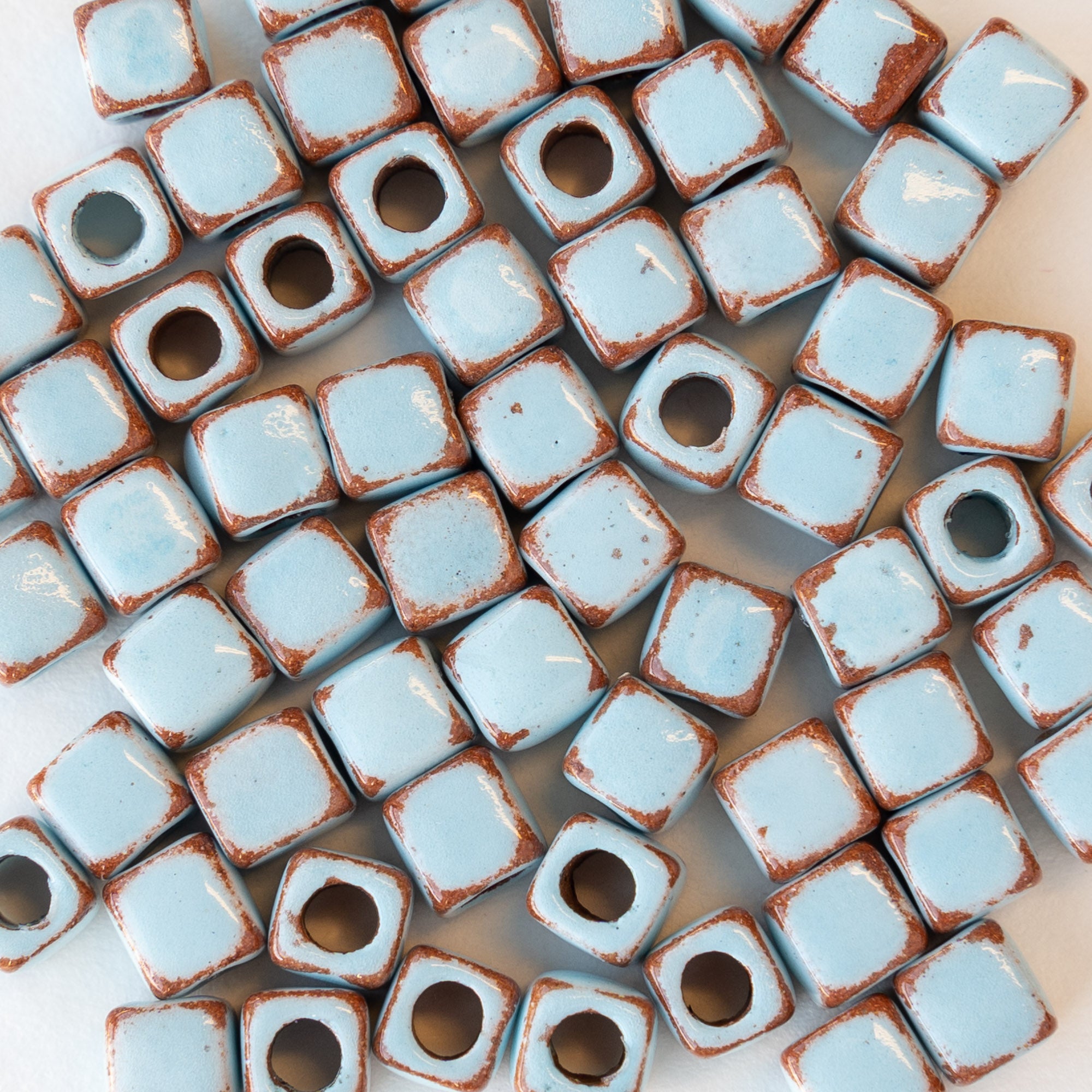 Cube Beads for Jewelry Making | Square Glass Beads – funkyprettybeads