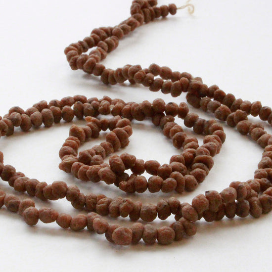 Natural Myrrh Beads - 36 inches