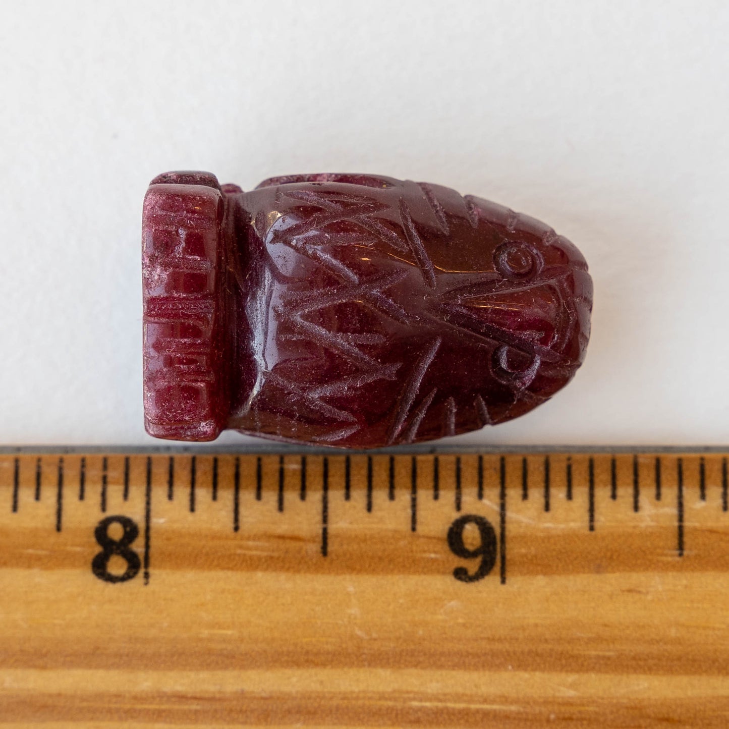 Agate Owl Beads