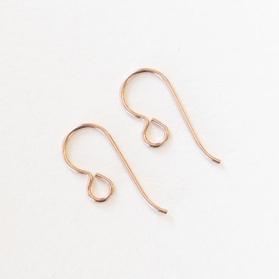 20g Rose Gold Ear Wires - 1 or 5 Pairs