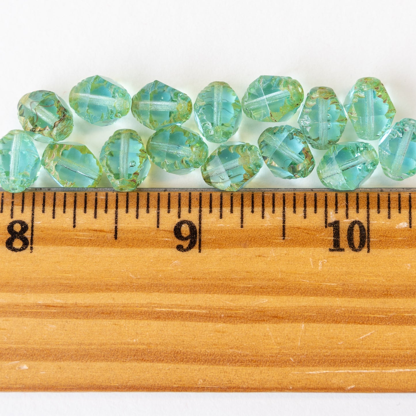 8x10mm Special Cut Bicone Beads -  - 15