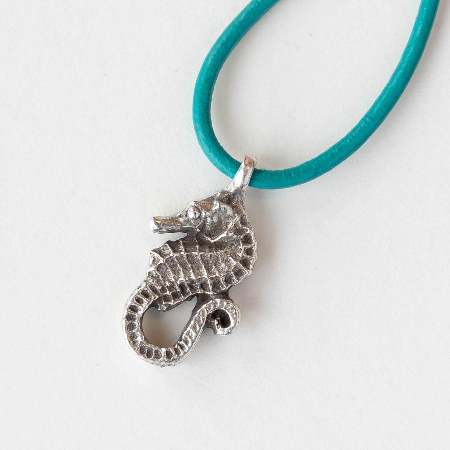 Seahorse Pendant or Charm - Pewter - 2 or 6