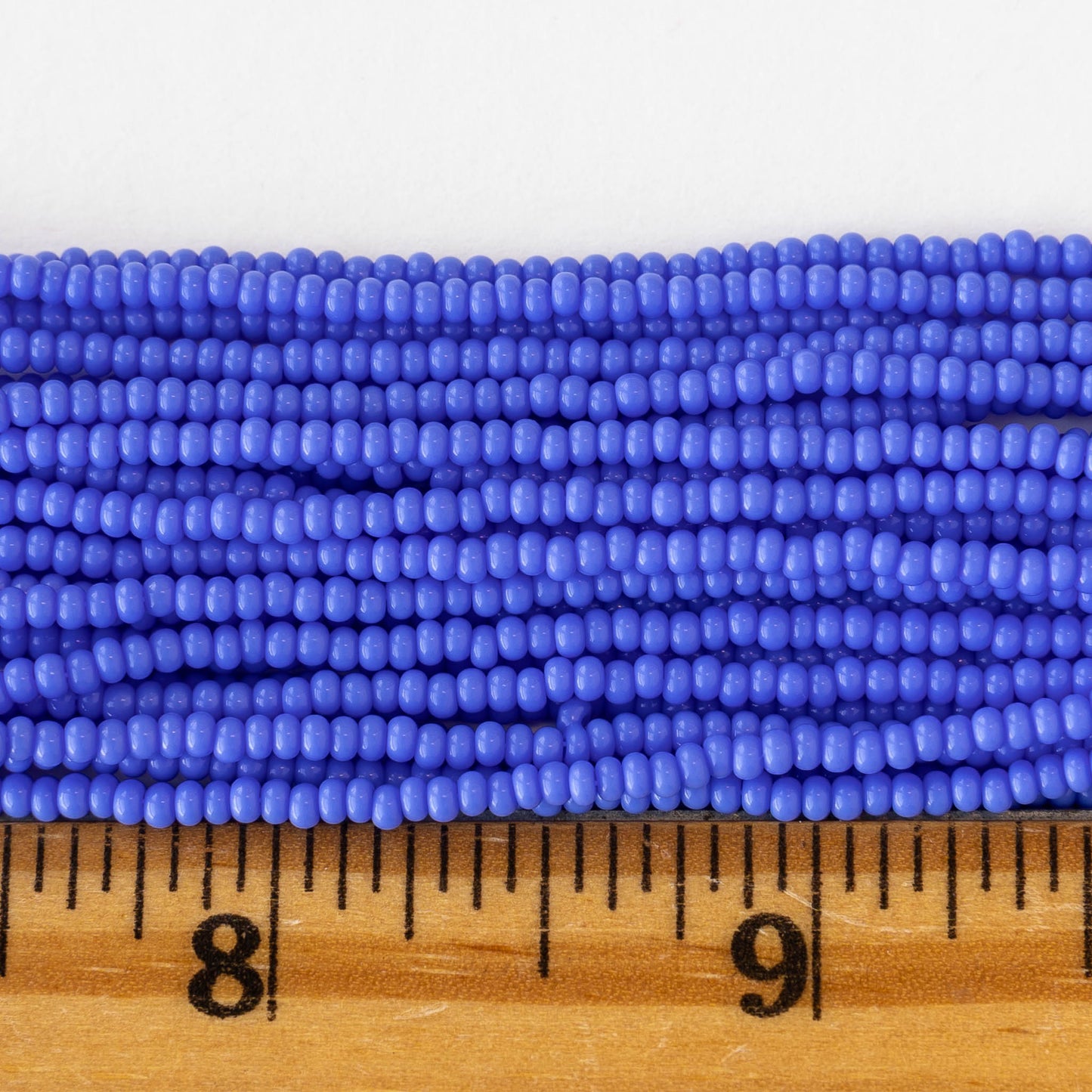 Size 11/0 Seed Beads - Dark Periwinkle Blue - Choose Amount