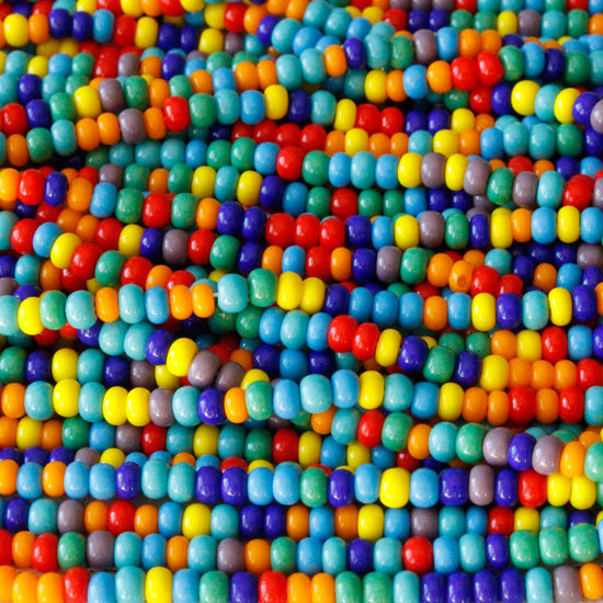 Size 6 Seed Beads -  Opaque Mix - Choose Amount